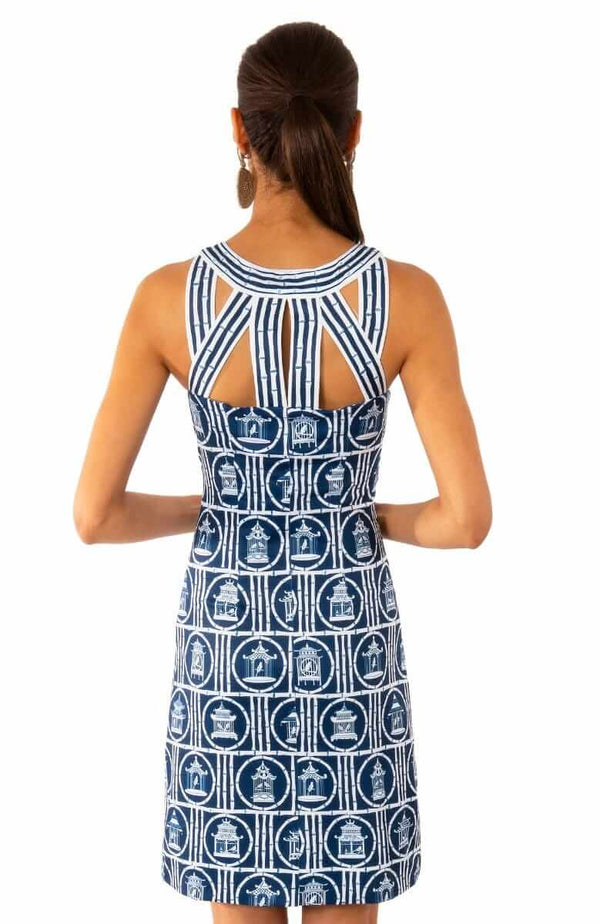 hooters blue cheese dressing Gretchen Scott Jersey Split Neck Dress